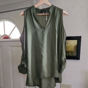 Rebels Olive Green Women's Blouse